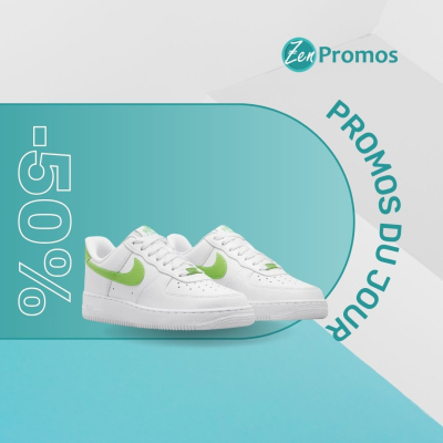 Plongez dans le style Nike Air Force 1 à -50% ! 🚀