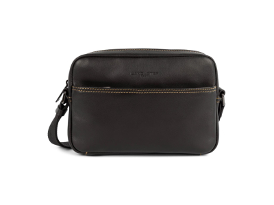 Lancaster Sacoche Homme - Cuir de vachette pleine fleur - 22 x 15 x 6 cm
