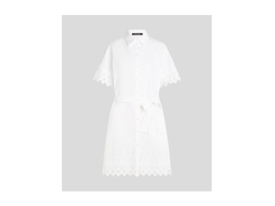 ROBE CHEMISE DETAIL BRODERIE
