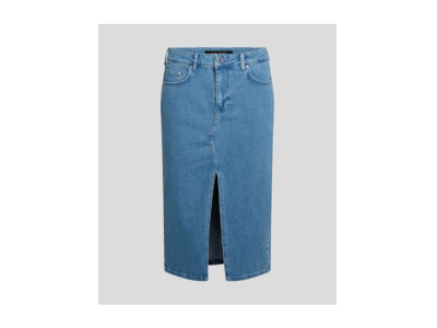 JUPE EN JEANS MI LONGUE