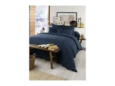 Home Collection Housse De Couette 100% Coton Nuit