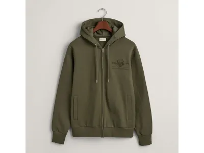 Gant Sweat À Capuche En Coton