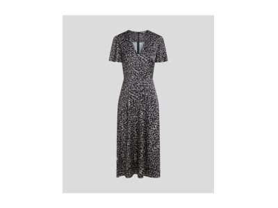 ROBE MI LONGUE EN EFFET SATIN