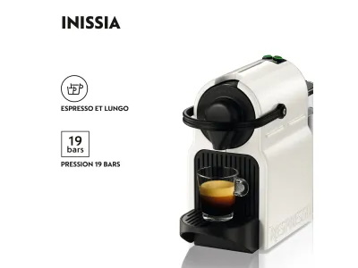 Machine à expresso Nespresso Inissia Blanche YY1530FD KRUPS