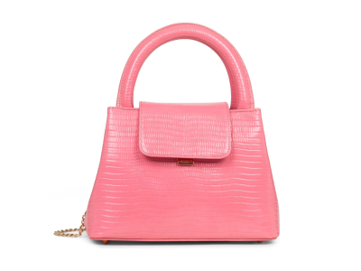 Lancaster Sac à main- Cuir de vachette grainé - 24 x 17 x 9,5 cm