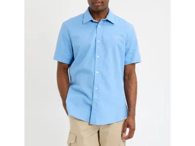 Crew Clothing Chemise À Manches Courtes En Lin