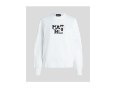 SWEAT EN COTON COUPE DROITE