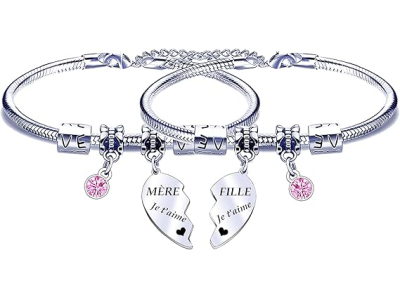  Cadeau Maman Fille Fete des Meres Bracelet 