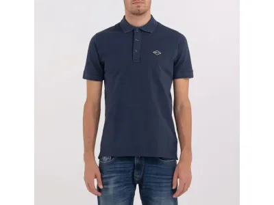 Replay Polo En Coton Piqué Bleu
