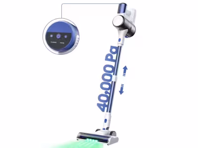 ULTENIC Aspirateur Balai sans Fil U10 Ultra - 450W - 45Kpa - Autonomie 40min - Tube Télescopique