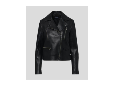 VESTE EN CUIR D'AGNEAU