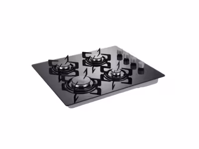 SIGNATURE Table gaz STG4VN/3 4 foyers Noir