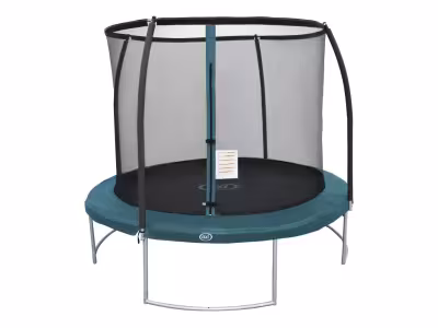 AXI Boston, Trampoline rond avec filet - Ø 244 cm en Vert, entérré et hors s
