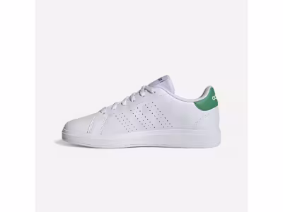 Chaussure Adidas ADVANTAGE enfant - blanc et vert