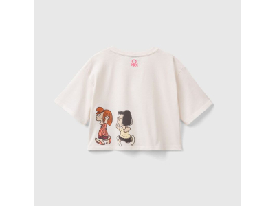 T-shirt - 100% coton - crème