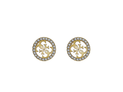 Boucles d'oreilles avec cristaux
