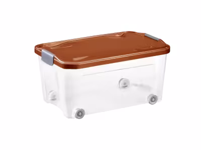 Lot de 3 boîtes de rangement avec roulettes Tontarelli Combi Box 43 L