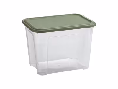 Lot de 3 boîtes de rangement Tontarelli Combi Box 18 L couvercle vert