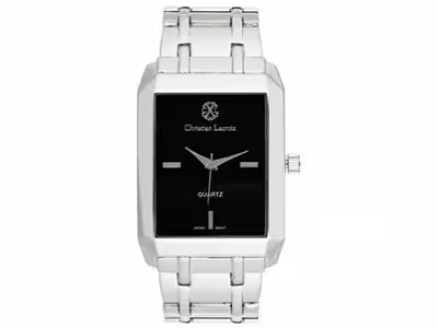 Montre - Acier inoxydable argenté - Homme