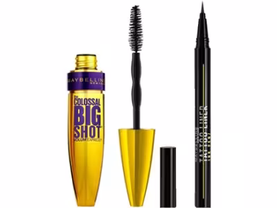 Mascara volume & eyeliner feutre - Noir