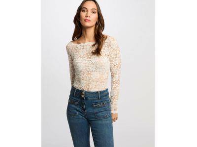 T-shirt manches longues blanc