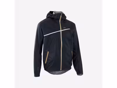 Veste imperméable de running & trail running Homme - KIPRUN Run 500 Rain Noire