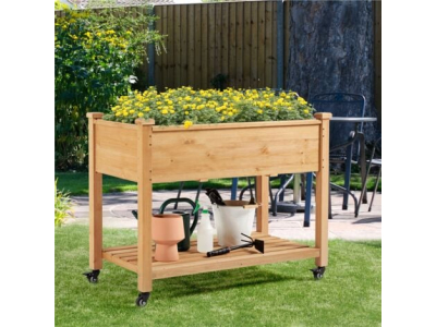 Carré Potager à Plantes en Bois