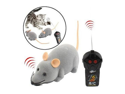 Mini Souris Télécommandée Grise