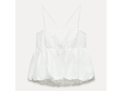Top - 100% coton - blanc