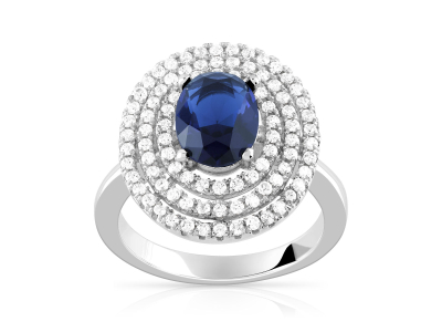 Bague argent 925 zirconia