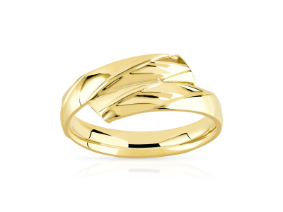 Bague or 375 jaune