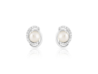 Boucles d'oreilles argent 925 perles de culture 