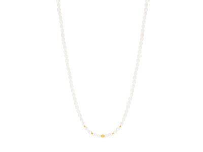 Collier or 375 perles de culture de chine 42 cm