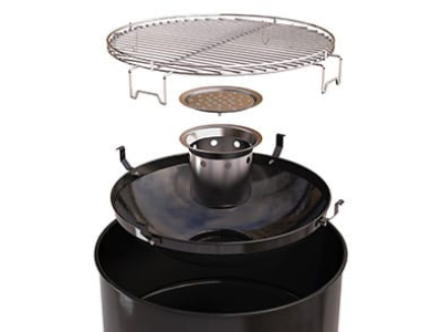 Barbecue au charbon de bois BARBECOOK Edson, noir