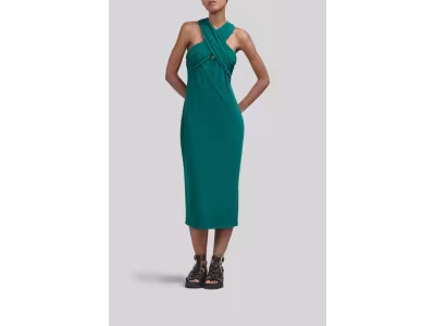 Ikks Robe midi - Vert émeraude