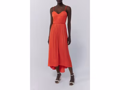 Ikks Robe asymétrique - Orange