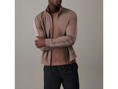 Calvin Klein Sport - sweat zippé - vieux rose