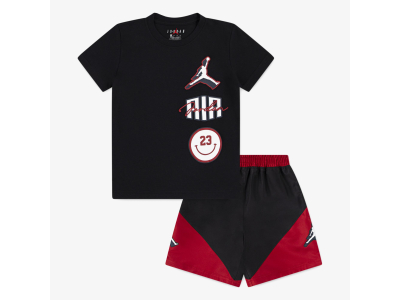 Jordan - Ensemble t-shirt + short - noir - rouge