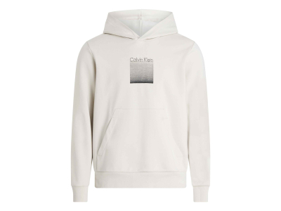 Calvin Klein - sweat à capuche - coton biologique - blanc cassé