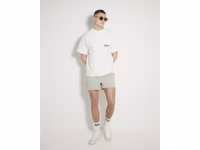 Short de bain kaki
