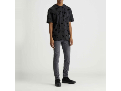 Calvin Klein Jeans - t-shirt - 100% coton - gris foncé