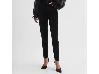 Reiss Jean Stretch Noir Lux À Taille Moyenne