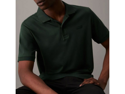 Calvin Klein - polo - 100% coton biologique - vert foncé