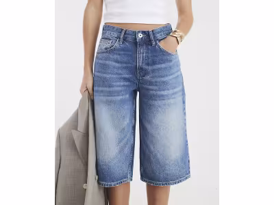 Jorts longs bleus taille moyenne