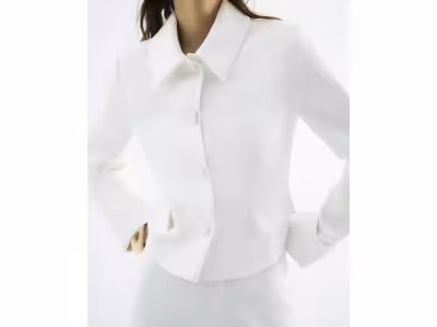 Veste Trophy structurée blanche
