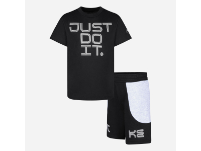 Nike - ensemble t-shirt + short - noir et blanc