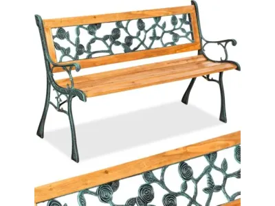 Banc de jardin 2 places