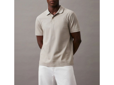 Calvin Klein - polo - 100% coton biologique - beige