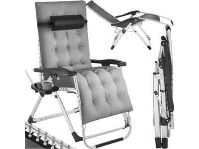 Chaise longue pliable rembourrage 