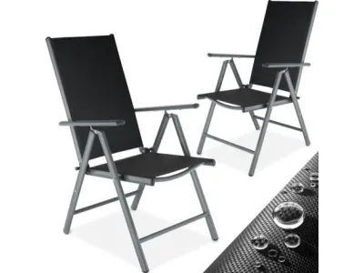 chaises de jardin pliantes Pliable Dossier réglable